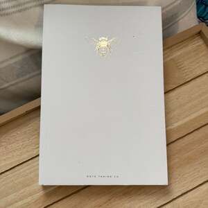 New Bee Linen Notebook-cream